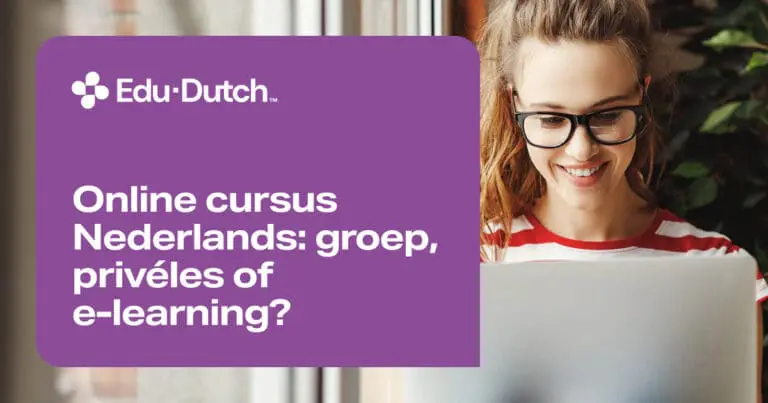Online cursus Nederlands: groep, privéles of e-learning?